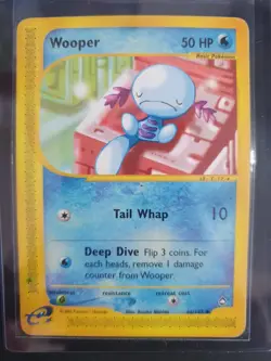 Wooper 66/147 - Aquapolis Set - Pokemon Card - Lightly Played - Image 1