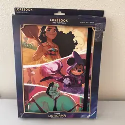 Disney Lorcana LoreBook Maleficent Queen Card Book Portfolio Binder - Image 1