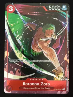 Roronoa Zoro (ST01-13) (Gift Collection 2023) - One Piece Promotion Card (OP-PR) - Image 1
