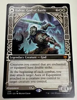 Halvar God of Battle # 299 MTG Magic the Gathering card Mythic - Image 1