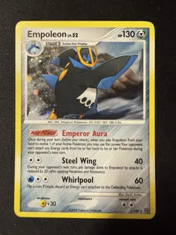 Pokemon TCG EMPOLEON 2/100 Rare Holo Trading Card [Stormfront, 2008 - Image 1