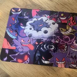 Gengar Rubber Playmat Play Mat For Tcg Trading Card Game Pokemon Collage - Image 2