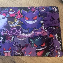 Gengar Rubber Playmat Play Mat For Tcg Trading Card Game Pokemon Collage - Image 3