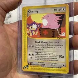 Pokemon Expedition 72/165 Chansey Card LP Lightly Played Vintage Uncommon TCG - Image 2