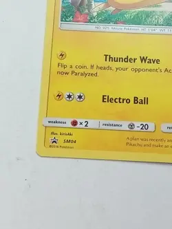 Pikachu SM04 Black Star Promo Pokemon Card 2016 - Image 2