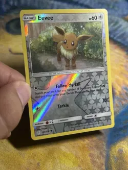 Eevee 167/236 Reverse Holo Sun & Moon SM Cosmic Eclipse Set Pokemon Card 2019 - Image 3