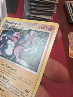 Nidoking 29/111 Non Holo Rising Rivals Pokemon Card Great Condition - Image 3