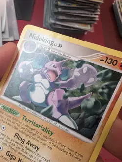 Nidoking 29/111 Non Holo Rising Rivals Pokemon Card Great Condition - Image 4