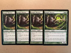 MTG 4x Jungle Weaver Shards of Alara Pauper Magic the Gathering Card x4 NM - Image 1