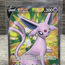 Espeon V 179/203 Full Art Ultra Rare - Pokemon Card Evolving Skies - Near Mint - Image 4