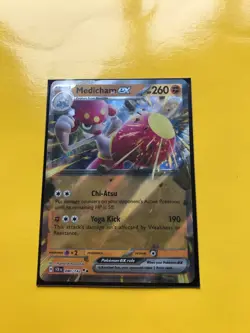 080/142 Medicham ex : Double Rare Holo Card : Stellar Crown : Pokemon TCG - Image 1