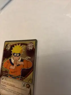 Naruto CCG. Naruto Uzumaki 019 Super rare Foil Card NM Gold Holo - Image 5