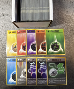 HUGE LOT (190+) - Pokemon Japanese Old Back Era Energy Cards LP-NM - Image 1