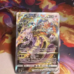 Mewtwo VSTAR Crown Zenith: Galarian Gallery Ultra Rare Card #GG44/GG70 - Image 1