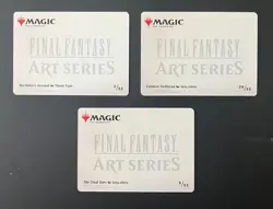 Lot of Magic: The Gathering / Final Fantasy - (3) Art Series Cards - Image 2
