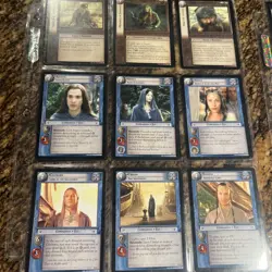 Lord of the Rings TCG Mount Doom Complete Set 2004 Decipher 122 Cards Unplayed - Image 2