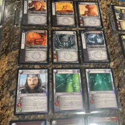 Lord of the Rings TCG Mount Doom Complete Set 2004 Decipher 122 Cards Unplayed - Image 3