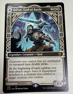 Halvar God of Battle # 299 MTG Magic the Gathering card Mythic - Image 1