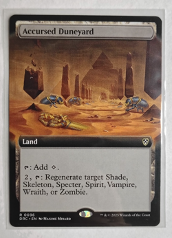 Accursed Duneyard (Extended Art) Commander: Aetherdrift Regular - Image 1