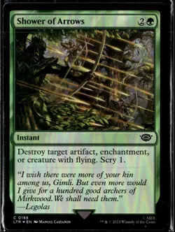 MTG Shower of Arrows 0188 The lord of The Rings Holo LP - Image 1