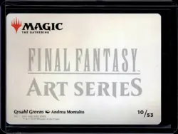 Gysahl Greens - 10 - Gold Signature - Art Card - FIN - NM - MTG - Image 2