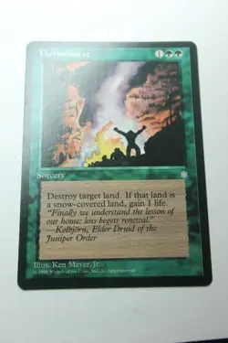 MTG Thermokarst x1- -Ice Age-Lightly Played - Image 1