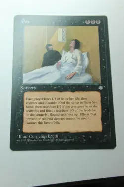 MTG Pox x1- -Ice Age-Lightly Played - Image 1