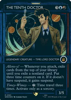 MTG The Tenth Doctor (Showcase) Foil NM Doctor Who Magic 561 - Image 1