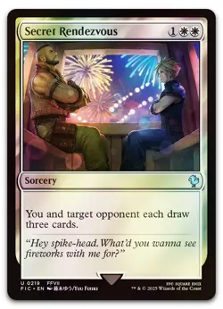 Secret Rendezvous (0219) #219 (Foil) (NM) Final Fantasy FIC Magic MTG - Image 1