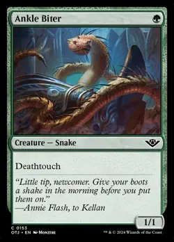 Ankle Biter Foil (153) Outlaws of Thunder Junction OTJ MTG Magic - Image 1