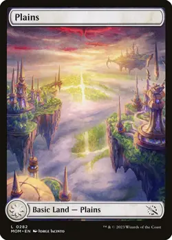 Plains (282) Full Art March of the Machine MOM MTG Magic - Image 1