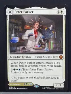 Peter Parker - 0010 - Marvel's Spider-Man MTG - NM/M (Non-Holo) Mythic - Image 1