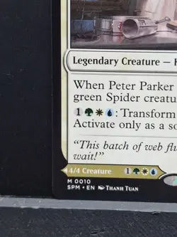 Peter Parker - 0010 - Marvel's Spider-Man MTG - NM/M (Non-Holo) Mythic - Image 4