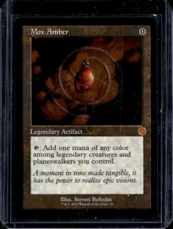2022 Magic MTG Mox Amber Legendary Arifact - Image 1