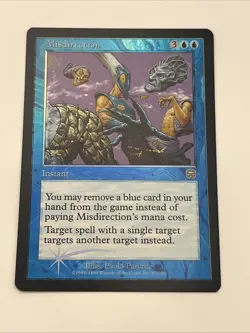 Misdirection FOIL Mercadian Masques Near Mint Never Played Mtg Magic Gathering - Image 2