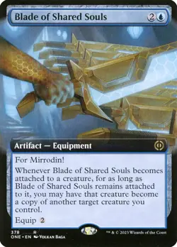 Blade of Shared Souls (378) Extended Art Phyrexia: All Will Be One ONE MTG Magic - Image 1