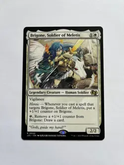 Brigone, Soldier of Meletis NM (Anime) Foundations Jumpstart Regular MTG - Image 1