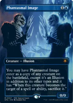 MTG Phantasmal Image (Borderless) Normal NM Special Guests Magic 67 - Image 1
