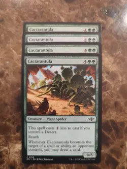 (4) Cactarantula *PLAYSET* NM Outlaws of Thunder Junction Regular MTG - Image 1