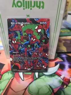 Rite of Replication Borderless - MAR 0014 - NM - MTG Spider Man Marvel Magic - Image 1
