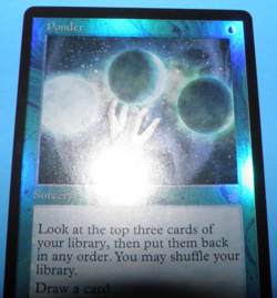 Magic The Gathering: FOIL Ponder, Time Spiral: Remastered (TSR) - Image 4