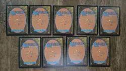 MTG Magic the Gathering Final Fantasy NM Surge Foil Lands Miscut See Pics - Image 2