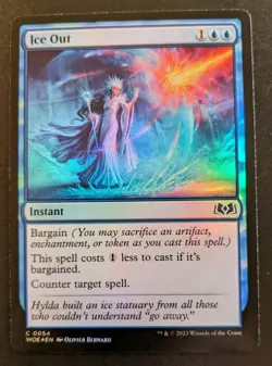 Ice Out 0054 WOE Foil Common Wilds Of Eldraine Magic: The Gathering - Image 1