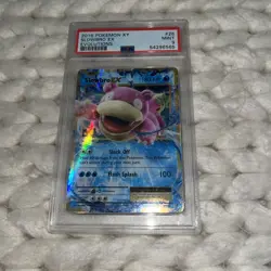 2016 Pokemon XY Slowbro EX Evolutions #26 PSA 9 Mint Card - Image 1