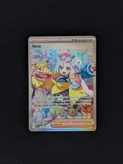 Iono 269/193 Paldea Evolved SIR Holo Pokemon NM - Image 1