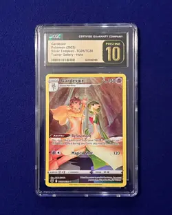 CGC Pristine 10 Gardevoir #TG05 SWSH Silver Tempest 2022 Pokemon GEM MINT - Image 1