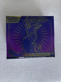 Pokemon TCG: Scarlet And Violet Base Set Elite Trainer Box ETB Miraidon Sealed - Image 1