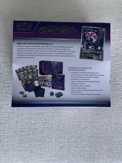 Pokemon TCG: Scarlet And Violet Base Set Elite Trainer Box ETB Miraidon Sealed - Image 2