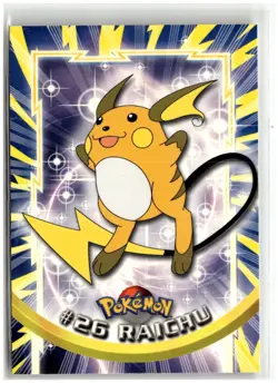 1999 Pokemon Topps TV #26 Raichu A1885 - Image 1