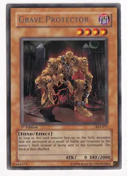 Yu-Gi-Oh! Grave Protector #AST-077 1st Edition Near Mint - Image 1